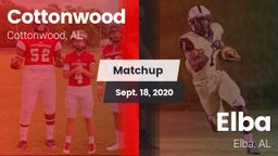 Matchup: Cottonwood vs. Elba  2020