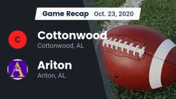 Recap: Cottonwood  vs. Ariton  2020