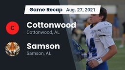 Recap: Cottonwood  vs. Samson  2021