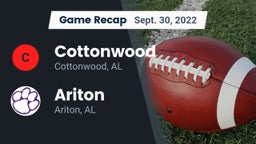 Recap: Cottonwood  vs. Ariton  2022