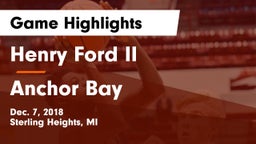 Henry Ford II  vs Anchor Bay  Game Highlights - Dec. 7, 2018
