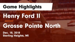 Henry Ford II  vs Grosse Pointe North  Game Highlights - Dec. 18, 2018