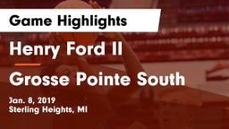 Henry Ford II  vs Grosse Pointe South Game Highlights - Jan. 8, 2019
