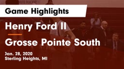 Henry Ford II  vs Grosse Pointe South  Game Highlights - Jan. 28, 2020