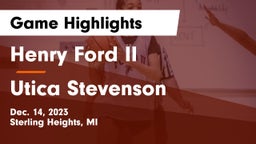 Henry Ford II  vs Utica Stevenson  Game Highlights - Dec. 14, 2023