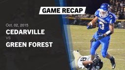 Recap: Cedarville  vs. Green Forest High 2015