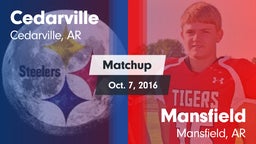 Matchup: Cedarville vs. Mansfield  2016