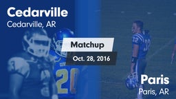 Matchup: Cedarville vs. Paris  2016