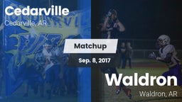 Matchup: Cedarville vs. Waldron  2017