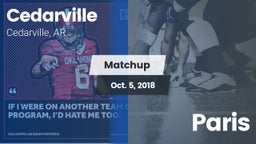 Matchup: Cedarville vs. Paris 2018