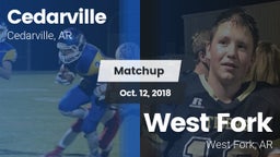 Matchup: Cedarville vs. West Fork  2018