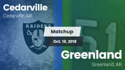 Matchup: Cedarville vs. Greenland  2018