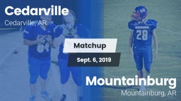 Matchup: Cedarville vs. Mountainburg  2019