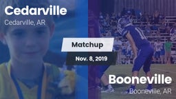 Matchup: Cedarville vs. Booneville  2019