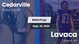Matchup: Cedarville vs. Lavaca  2020