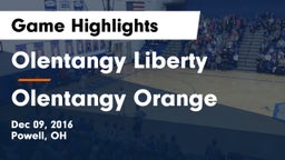 Olentangy Liberty  vs Olentangy Orange  Game Highlights - Dec 09, 2016