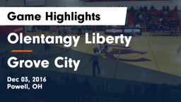 Olentangy Liberty  vs Grove City  Game Highlights - Dec 03, 2016