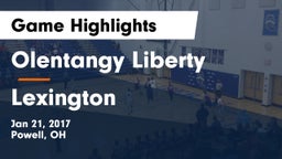 Olentangy Liberty  vs Lexington  Game Highlights - Jan 21, 2017