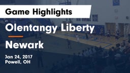 Olentangy Liberty  vs Newark  Game Highlights - Jan 24, 2017
