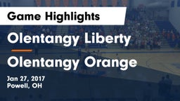 Olentangy Liberty  vs Olentangy Orange  Game Highlights - Jan 27, 2017