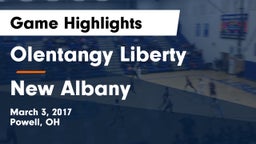 Olentangy Liberty  vs New Albany  Game Highlights - March 3, 2017