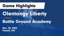 Olentangy Liberty  vs Battle Ground Academy  Game Highlights - Dec. 28, 2023