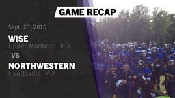 Recap: Wise  vs. Northwestern  2016