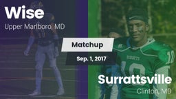 Matchup: Wise HS vs. Surrattsville  2017
