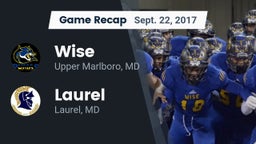 Recap: Wise  vs. Laurel  2017