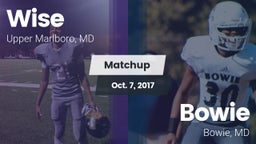 Matchup: Wise HS vs. Bowie  2017