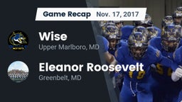 Recap: Wise  vs. Eleanor Roosevelt  2017