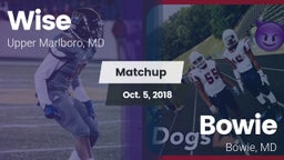 Matchup: Wise HS vs. Bowie  2018