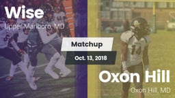 Matchup: Wise HS vs. Oxon Hill  2018