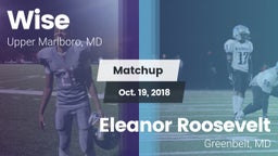 Matchup: Wise HS vs. Eleanor Roosevelt  2018