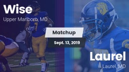 Matchup: Wise HS vs. Laurel  2019