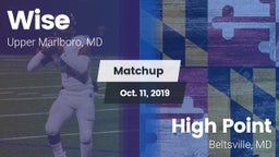 Matchup: Wise HS vs. High Point  2019