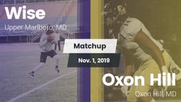 Matchup: Wise HS vs. Oxon Hill  2019
