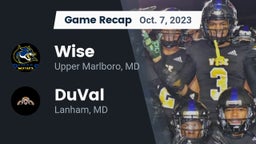 Recap: Wise  vs. DuVal  2023