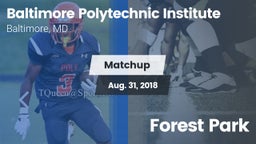 Matchup: Poly vs. Forest Park 2018