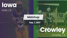 Matchup: Iowa vs. Crowley  2017