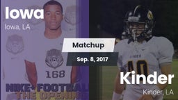 Matchup: Iowa vs. Kinder  2017