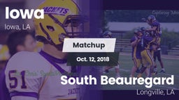 Matchup: Iowa vs. South Beauregard  2018