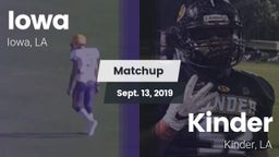 Matchup: Iowa vs. Kinder  2019