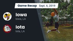 Recap: Iowa  vs. Iota  2019