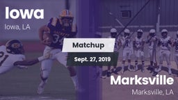Matchup: Iowa vs. Marksville  2019