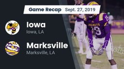Recap: Iowa  vs. Marksville  2019