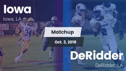 Matchup: Iowa vs. DeRidder  2019
