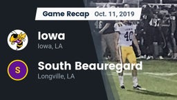 Recap: Iowa  vs. South Beauregard  2019