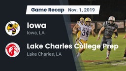 Recap: Iowa  vs. Lake Charles College Prep 2019