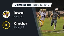 Recap: Iowa  vs. Kinder  2019